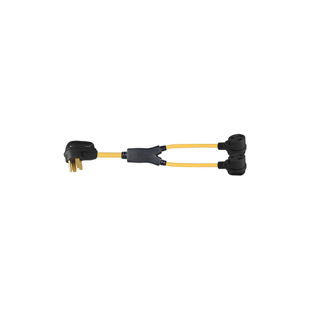 ParkPower 503030YA "Y" Adapter, 50A Male to (2) 30A Female
