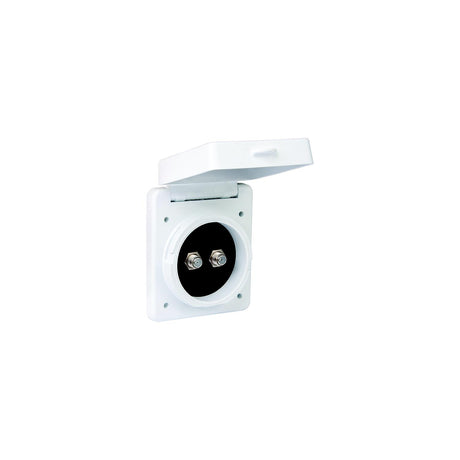 ParkPower Dual Cable TV Standard Inlet, White