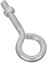 National Hardware N221-267 Eye Bolt, 3/8-16 Thread, Coarse Thread, 2 in L Thread, 1 in ID Dia Eye, 2.35 in L Shank, Zinc, Pack of 10