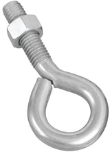 National Hardware N221-309 Eye Bolt, 1/2-13 Thread, Coarse Thread, 1-3/4 in L Thread, 1 in ID Dia Eye, 2.14 in L Shank, Pack of 10