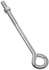 National Hardware N221-333 Eye Bolt, 1/2-13 Thread, Coarse Thread, 3-3/4 in L Thread, 1 in ID Dia Eye, 8.14 in L Shank, Pack of 10