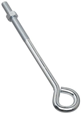 National Hardware N221-333 Eye Bolt, 1/2-13 Thread, Coarse Thread, 3-3/4 in L Thread, 1 in ID Dia Eye, 8.14 in L Shank, Pack of 10