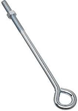 National Hardware N221-341 Eye Bolt, 1/2-13 Thread, Coarse Thread, 3-3/4 in L Thread, 1 in ID Dia Eye, 10.14 in L Shank, Pack of 10