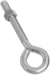 National Hardware N221-317 Eye Bolt, 1/2-13 Thread, Coarse Thread, 3-1/2 in L Thread, 1 in ID Dia Eye, 3.95 in L Shank, Pack of 10
