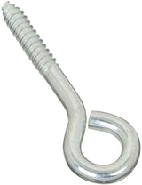 National Hardware N220-707 Lag Screw Eye, 3/8 in Thread, 2 in L Thread, 4-1/2 in OAL, 230 lb Working Load, Steel, Zinc, Pack of 10