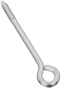 National Hardware N220-699 Lag Screw Eye, 5/16 in, 5/16 in Dia Wire, 1.62 in L Thread, 6 in OAL, 175 lb Working Load, Pack of 10