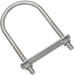 National Hardware N222-562 U-Bolt, 5 in L Inside, 2-1/2 in W Inside, 5/16-18 Thread, 1-1/2 in L Thread, Steel, Pack of 5