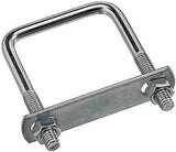 National Hardware N222-356 U-Bolt, 3 in L Inside, 2 in W Inside, 5/16-18 Thread, 1-1/2 in L Thread, Steel, Zinc-Plated, Pack of 5