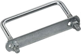 National Hardware N222-380 U-Bolt, 3/8-16 Thread, 1-1/2 in L Thread, Steel, Zinc, Pack of 5