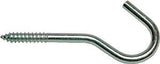 National Hardware 2040BC Series N220-483 Ceiling Hook, 125 lb Working Load, #0, Steel, Zinc, Pack of 20