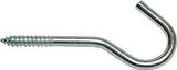 National Hardware 2040BC Series N220-491 Ceiling Hook, 75 lb Working Load, #2, Steel, Zinc, Pack of 20