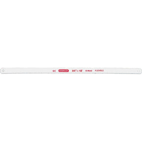 STANLEY 15-630 Hacksaw Blade, 1/2 in W, 12 in L, 32 TPI, Steel Cutting Edge