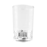 iDesign Eva Clear Acrylic Bathroom Cup, Pack of 6