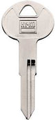 Hy-Ko 11010DA28 Automotive Key Blank, Brass, Nickel, For: Nissan Vehicle Locks, DA28 Key Number, Pack of 10