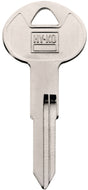Hy-Ko 11010DA28 Automotive Key Blank, Brass, Nickel, For: Nissan Vehicle Locks, DA28 Key Number, Pack of 10