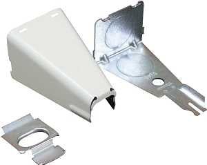 Wiremold B-17 Raceway T-Fitting, Ivory, Metal