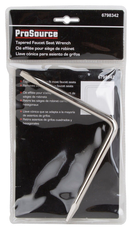 ProSource PMB-503-3L Wrench, 3/16 in Head, 6 in L, Steel, Nickel Plated