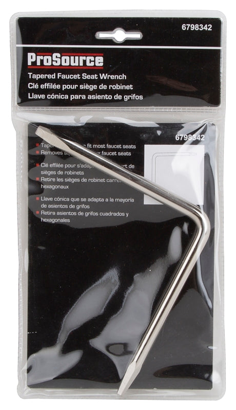 ProSource PMB-503-3L Wrench, 3/16 in Head, 6 in L, Steel, Nickel Plated