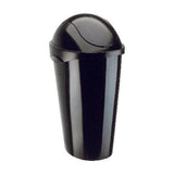 Umbra 13 gal Black Plastic Swing-Top Trash Can, Pack of 3
