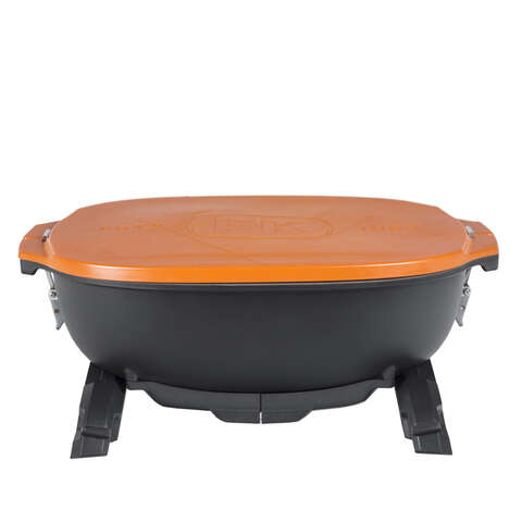 PK Grills 17 in. PKGO Hibachi Charcoal Grill Orange
