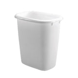 Rubbermaid Contours 3.5 gal White Plastic Vanity Wastebasket, Pack of 6