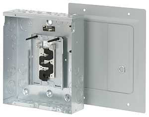 Cutler-Hammer BR Series BR612L125FDP Load Center, 125 A, 6-Space, 12-Circuit, Main Lug, NEMA 1 Enclosure, Flush
