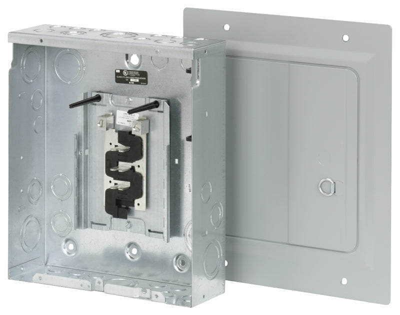Cutler-Hammer BR Series BR612L125FDP Load Center, 125 A, 6-Space, 12-Circuit, Main Lug, NEMA 1 Enclosure, Flush