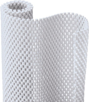 Con-Tact 04F-C6L52-06 Shelf and Drawer Liner, 4 ft L, 12 in W, Foam/PVC, Bright White