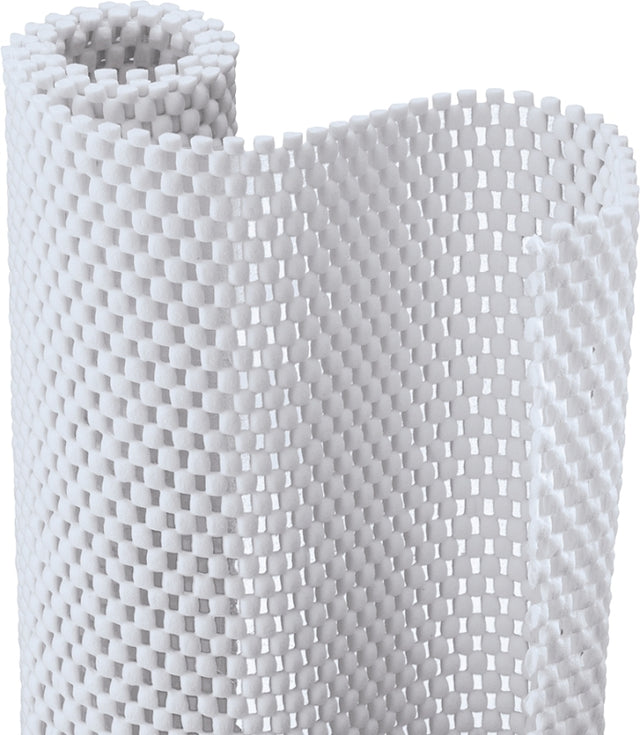 Con-Tact 04F-C6L52-06 Shelf and Drawer Liner, 4 ft L, 12 in W, Foam/PVC, Bright White