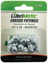 LubriMatic 11-955 Grease Fitting Assortment, 1/4 in