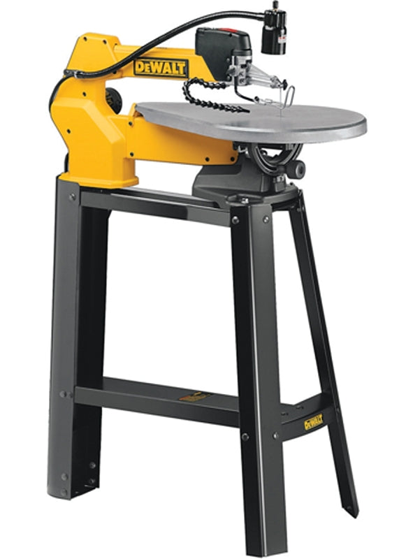 DEWALT DW788 Scroll Saw, 120 V, 1.3 A, 5 in L Blade, 13/16 in Cutting Capacity, 400 to 1750 spm, 3/4 in L Stroke