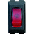 Diamond 12V Illunminated On/Off Switch, Black w/Red Light