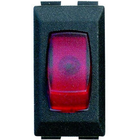 Diamond 12V Illunminated On/Off Switch, Black w/Red Light