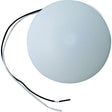Valterra DG72410WVP, 3" Diamond LED Ceiling Light w/Frosted Cover, Warm White