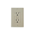 Diamond Group GFI Receptacle w/Light, Ivory
