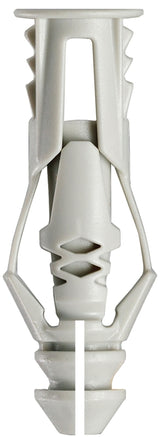 Cobra Anchors 171S Wall Anchor, Polyethylene, Chrome, 35 lb, 5/PK