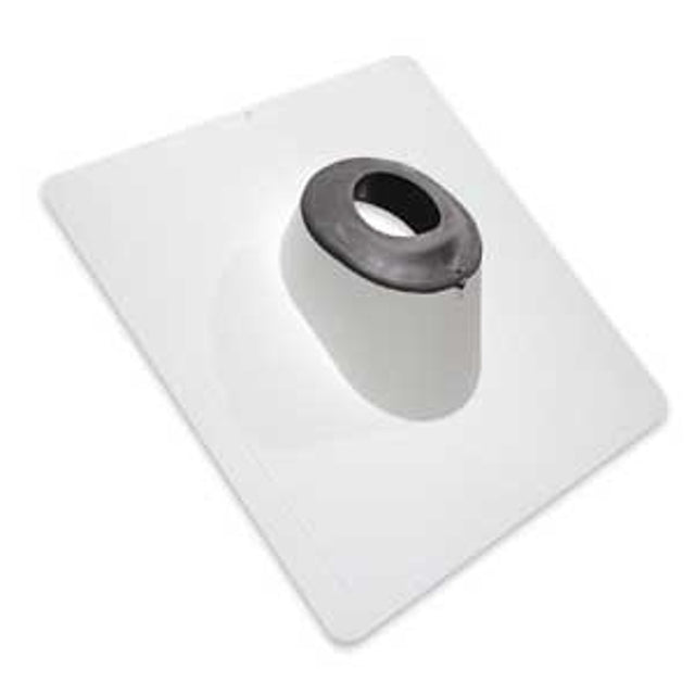Duraflo 551103BL Roof Flashing, 16.2 in OAL, 16.2 in OAW, 3 in Pipe, Plastic