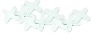 M-D 49162 Tile Spacer, 1/16 in Thick, Plastic, Red