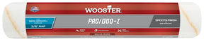 Wooster RR642-14 Roller Cover, White, 3/8 in Thick Nap, 14 in L, Fabric Cover