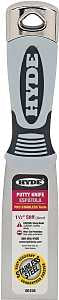 Hyde 06158 Putty Knife, 1-1/2 in W Blade, Stainless Steel Blade, Plastic Handle, Soft-Grip Handle