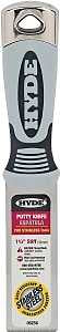Hyde 06258 Putty Knife, 1-1/4 in W Blade, Stainless Steel Blade, Plastic Handle, Cushion-Grip Handle