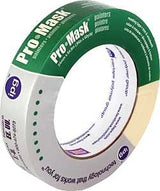 IPG 5202-1 Painter's Masking Tape, 60 yd L, 0.94 in W, 6 mil Thick, Crepe Paper/Synthetic Rubber Backing, Beige