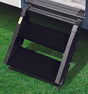 Prest-O-Fit 20500 Trailhead RV 2-Step, 17.5" Step Rug For MORryde Stepabove, Obsidian Black