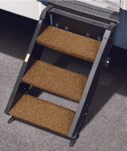 Prest-O-Fit 20513 Trailhead RV 3-Step, 19.5" Step Rug For MORryde Stepabove, Buckskin Brown