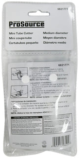 ProSource TCM-120B3L Mini Tubing Cutters, 7/8 in Max Pipe/Tube Dia, 1/8 in Mini Pipe/Tube Dia