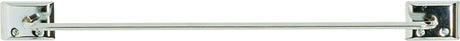 Decko 38110 Towel Bar, 18 in L Rod, Steel, Chrome-Plated, Surface Mounting