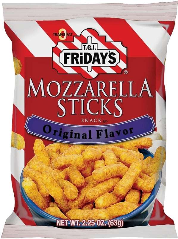 TGI Fridays 432889 Mozzarella Stick, Stick, Original Flavor, 2.25 oz Bag Pack of 6