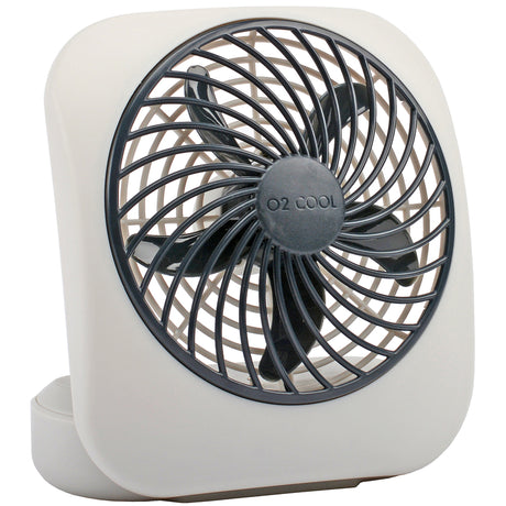 O2Cool 6.29 in. H X 5 in. D 2 speed Personal Fan, Pack of 6