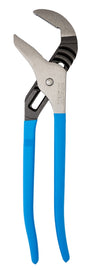 Channellock 460 Tongue and Groove Pliers, 16-1/2 in OAL, 3-3/4 in Jaw Opening, Blue Handle, Cushion Grip Handle