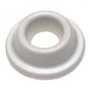Schlage 411R-W Bumper, 1-7/8 in Dia Base, 1-1/16 in Projection, Rubber, Pack of 25